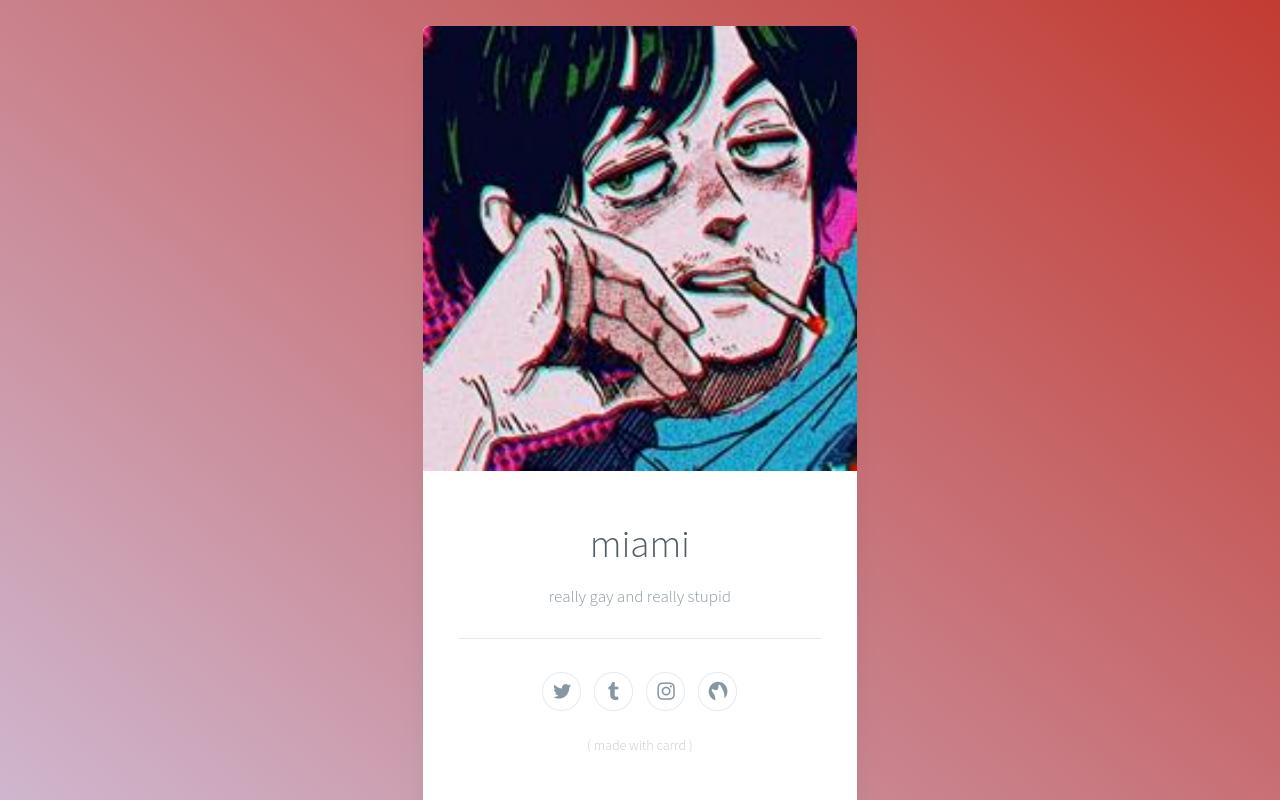 Carrd profile picture for @remorse